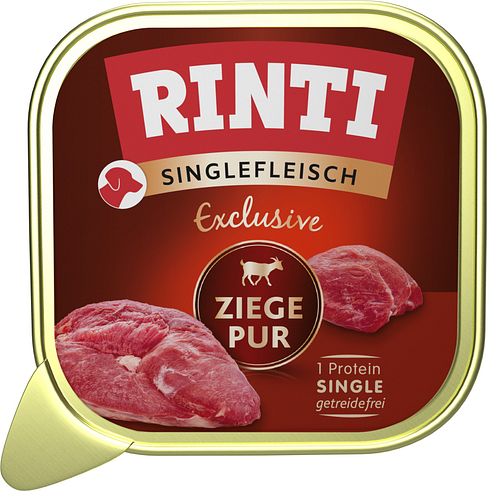 Rinti Singlefleisch Excusiv Schale 150g Hundenassfutter