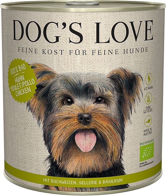 Dog's Love Bio 800g Dose HundenassfutterVorschaubild