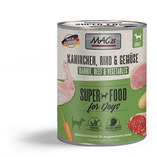 MAC's SuperFood for Dogs Dose Hundenassfutter