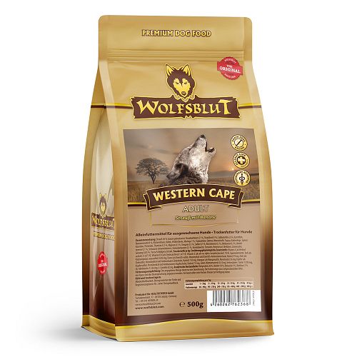 WOLFSBLUT Western Cape Strauß mit Banane Hundetrockenfutter