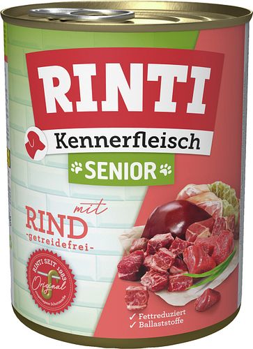 RINTI Kennerfleisch Senior 800g Dose Hundenassfutter