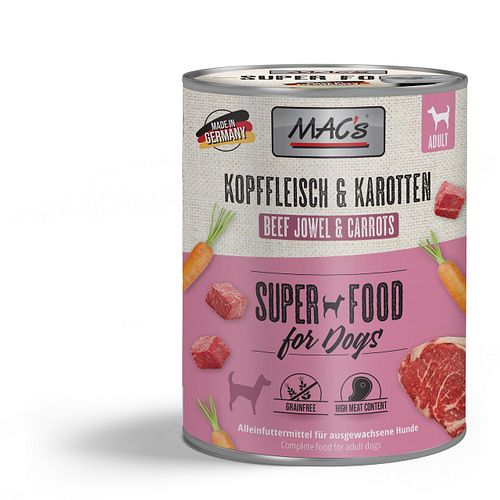 MAC's SuperFood for Dogs Dose Hundenassfutter