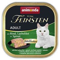 animonda Vom Feinsten Adult mit Schlemmerkern 100g Schale Katzennassfutter