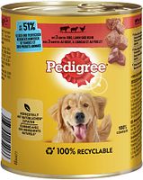 Pedigree Classic 3 Sorten Fleisch Hundenassfutter