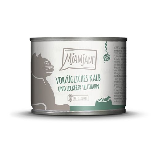 MJAMJAM Leckere Mahlzeit 200g Dose Katzennassfutter