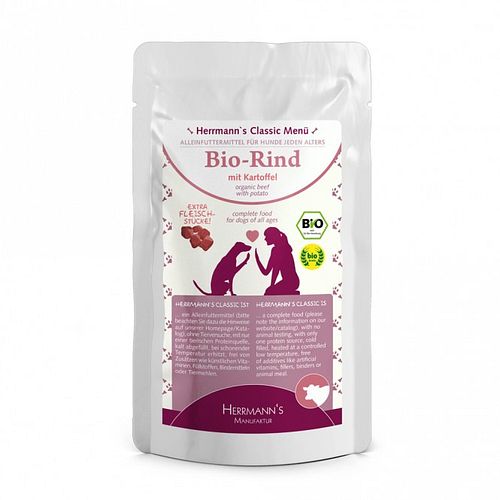 Herrmann's Classic 12x130g Beutel Hundenassfutter