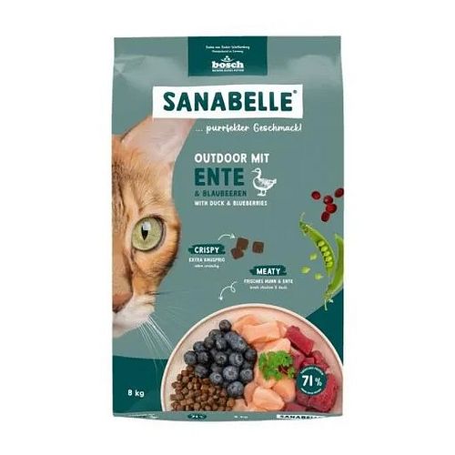 Sanabelle Outdoor mit Ente Katzentrockenfutter