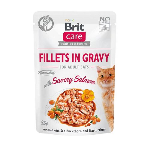 Brit Care Fillets in Soße 85 Gramm Katzennassfutter