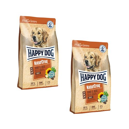 HAPPY DOG NaturCroq Rind & Reis Hundetrockenfutter