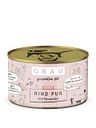 Vorschaubild grau Hund 200 Gramm Hundenassfutter