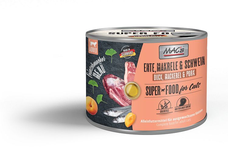 MAC's Cat Feinschmecker Menü 200g Dose Katzennassfutter