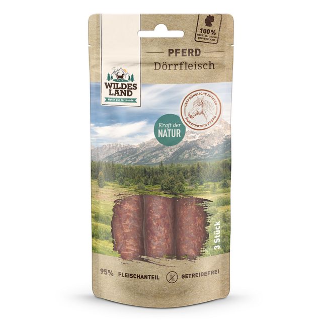 Wildes Land Dörrfleisch Hunde SnackVorschaubild
