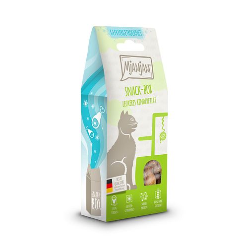 MJAMJAM leckere Snackbox 35g Katzensnack