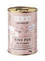 grau Hund 400 Gramm HundenassfutterVorschaubild