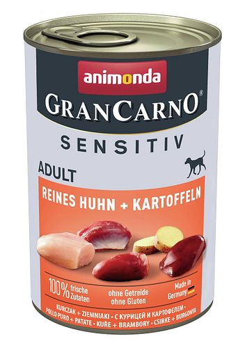 animonda Gran Carno Sensitiv Adult 400g Dose Hundenassfutter