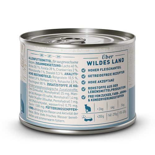 WILDES LAND Katze CLASSIC 185 / 200g