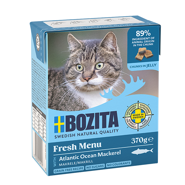 Bozita Häppchen in Gelee 370 Gramm KatzennassfutterVorschaubild