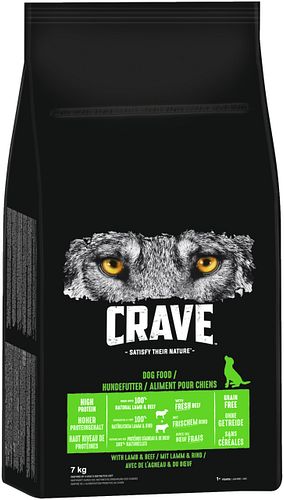 CRAVE Adult Lamm & Rind Hundetrockenfutter