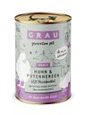 Vorschaubild grau Katze 400 Gramm Katzennassfutter