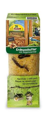 JR FARM Peanut Bar Erdnussbutter 350g Wildvogelfutter zum Nachfüllen