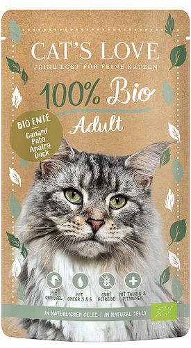 Cat's Love Adult Bio 100 Gramm Katzennassfutter