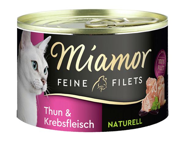 Miamor Feine Filets Naturelle 156g Dose Katzennassfutter