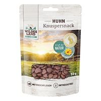 WILDES LAND Katze 50g Knuspersnack Huhn mit Ringelblume