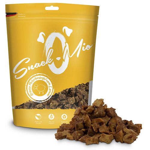 SnackOMio krosse Fleischwürfel 125 Gramm Hundesnack