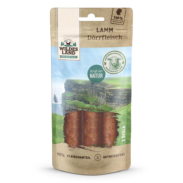 Wildes Land Dörrfleisch Hunde SnackVorschaubild