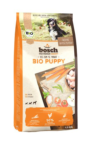bosch Bio Puppy Hühnchen & Karotten Hundetrockenfutter