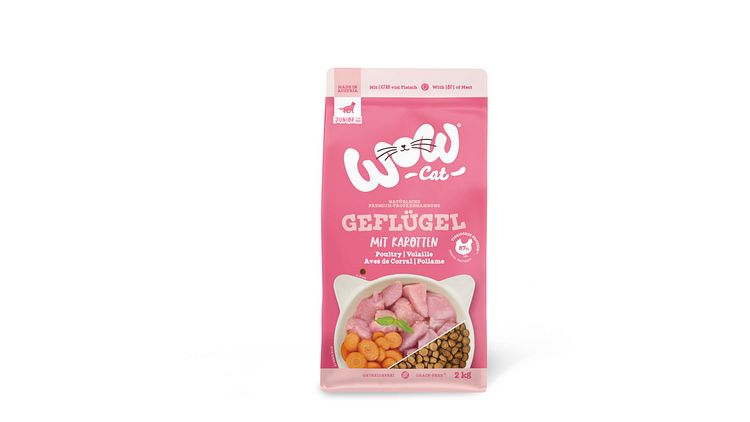 WOW Junior Geflügel Katzentrockenfutter