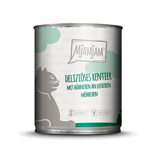 MJAMJAM Leckere Mahlzeit 800g Dose Katzennassfutter