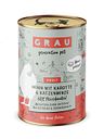 Vorschaubild grau Katze 400 Gramm Katzennassfutter