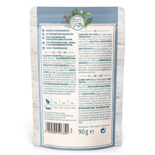 WILDES LAND Katze CLASSIC 90 / 100g