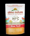 Vorschaubild Almo Nature HFC Raw Pack 55g Beutel Katzennassfutter
