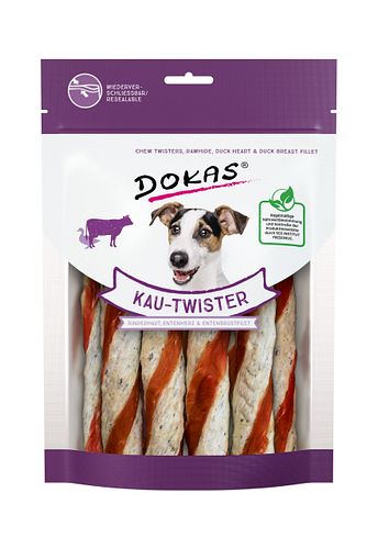 DOKAS Snack-Mix Kau-Twister 2x200g Hundesnacks