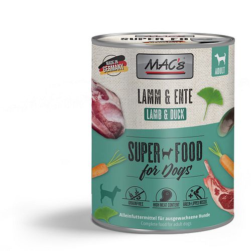 MAC's SuperFood for Dogs Dose Hundenassfutter