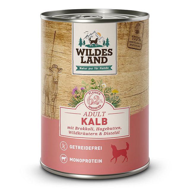 Wildes Land Hundenassfutter 400gVorschaubild