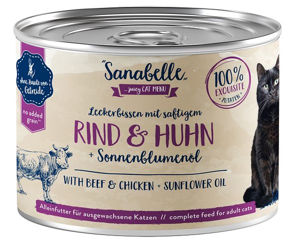 Sanabelle Adult Leckerbissen 195g Katzennassfutter