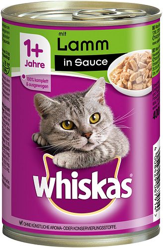 Whiskas 1+ Terrine in Sauce 400 Gramm Katzennassfutter