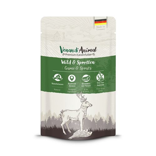 Venandi Animal 125 Gramm Katzennassfutter
