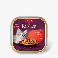 animonda Vom  Feinsten Kitten Huhn+Kalb in Sauce 85g Katzennassfutter