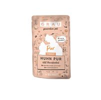 grau Pouchbeutel 125 Gramm Katzennassfutter