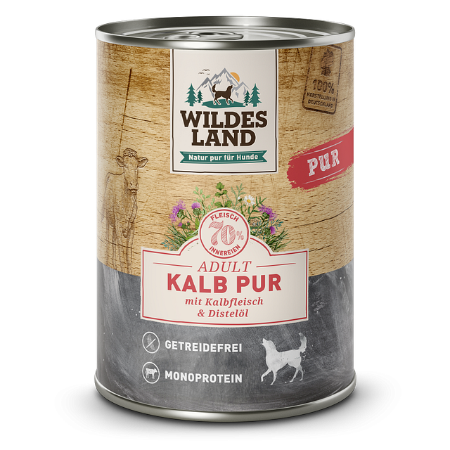 Wildes Land PUR Hundenassfutter 400gVorschaubild