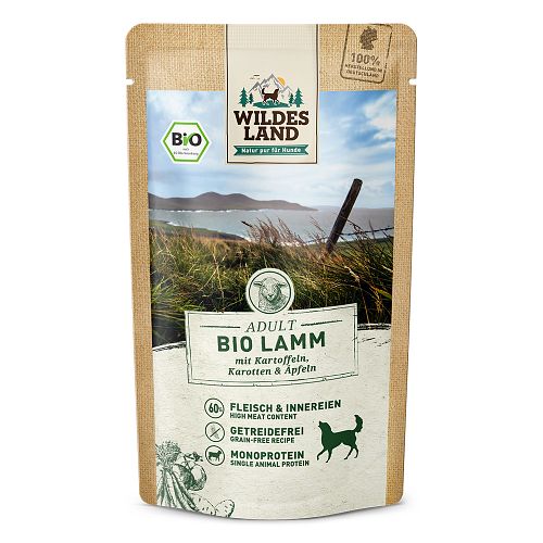 Wildes Land BIO Hundenassfutter 125g