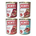 Vorschaubild RINTI Kennerfleisch 24 x 400g Mixpaket (Lamm,Rind,Seefisch,Ente)  Hundenassfutter