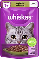 WHISKAS 1+ mit Lamm in Gelee Katzennassfutter