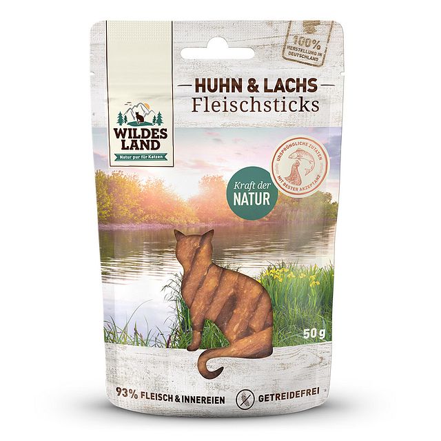 WILDES LAND Katze Fleischsticks KatzensnackVorschaubild