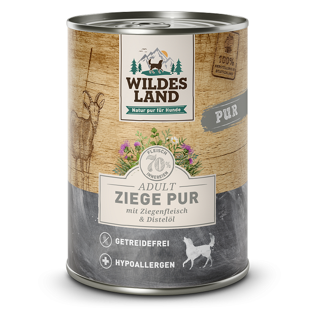 Wildes Land PUR Hundenassfutter 400gVorschaubild