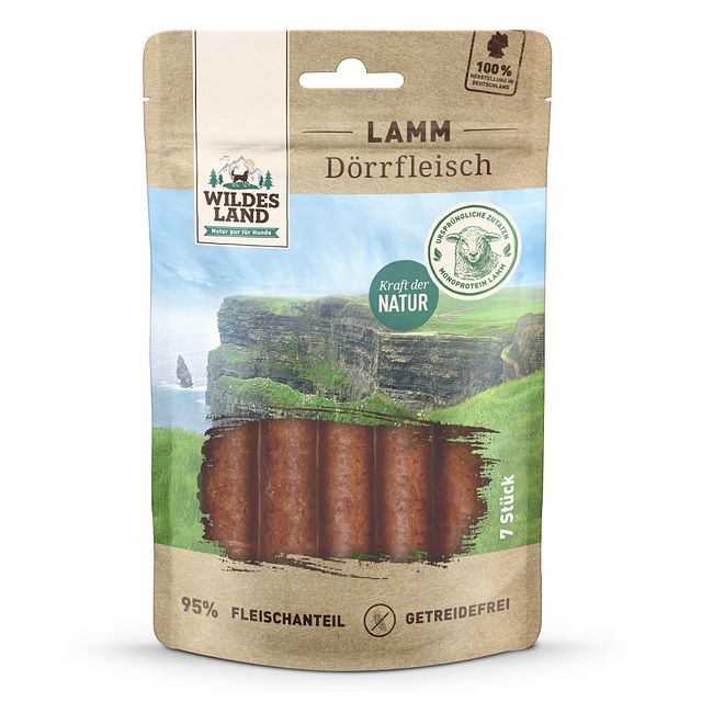 Wildes Land Dörrfleisch Hunde SnackVorschaubild
